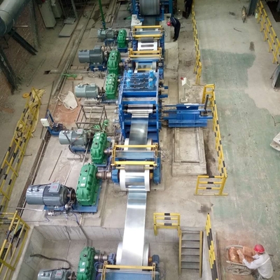 Quy trình dòng kim loại Ss Strip Cgl 0,13-2,5mm 700-1450mm