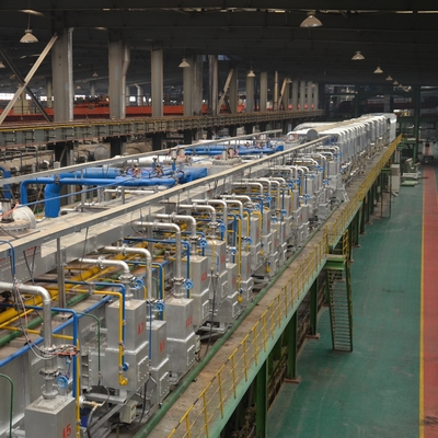 Thiết bị dây chuyền mạ kẽm liên tục cuộn 1550mm cho dải thép