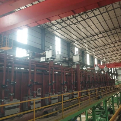 Thiết bị dây chuyền mạ kẽm nhúng nóng GI 0,15-0,8mm 1250mm 200000TPY