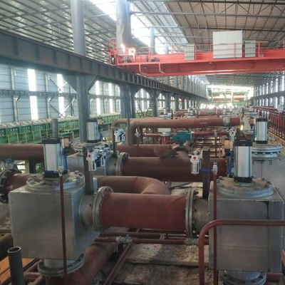 Dây chuyền mạ kẽm nhúng nóng liên tục 0,7-1,7mm 450mm 120000TPY Thép kim loại