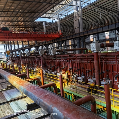 Dây chuyền mạ kẽm nhúng nóng 100000TPY trong 1,5-3,0mm 550mm