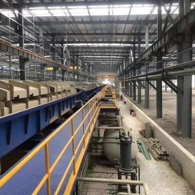 Quy trình dây chuyền tẩy rỉ kéo đẩy bằng thép với thiết bị làm khô không khí nóng 30-180m / phút
