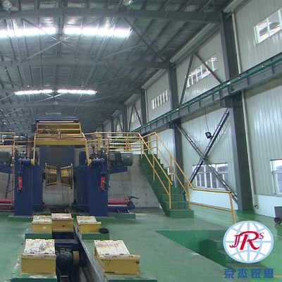 Quy trình dây chuyền tẩy rỉ kéo đẩy bằng thép với thiết bị làm khô không khí nóng 30-180m / phút