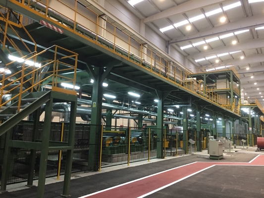 Dây chuyền mạ màu dải thép tuyệt vời với thiết bị tự động công nghệ cao