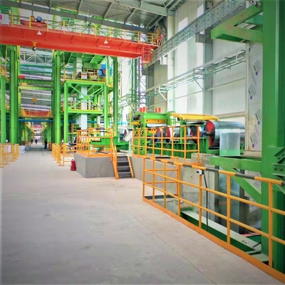 Thiết bị dây chuyền mạ kẽm liên tục bằng thép Gali nhúng nóng 600-1250mm